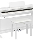 Yamaha YDP-166 White Arius Digital Piano with Bench