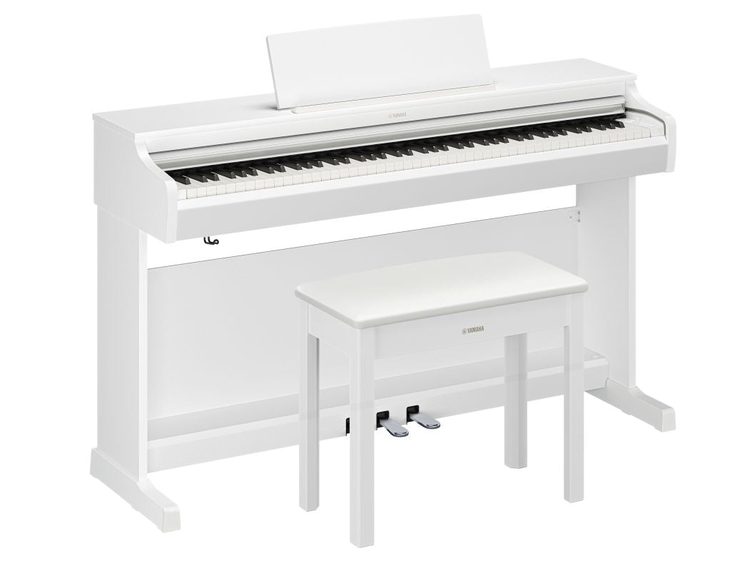 Yamaha YDP-166 White Arius Digital Piano with Bench