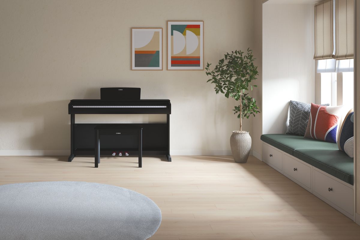 Yamaha YDP-146 Black Arius Digital Piano with Bench